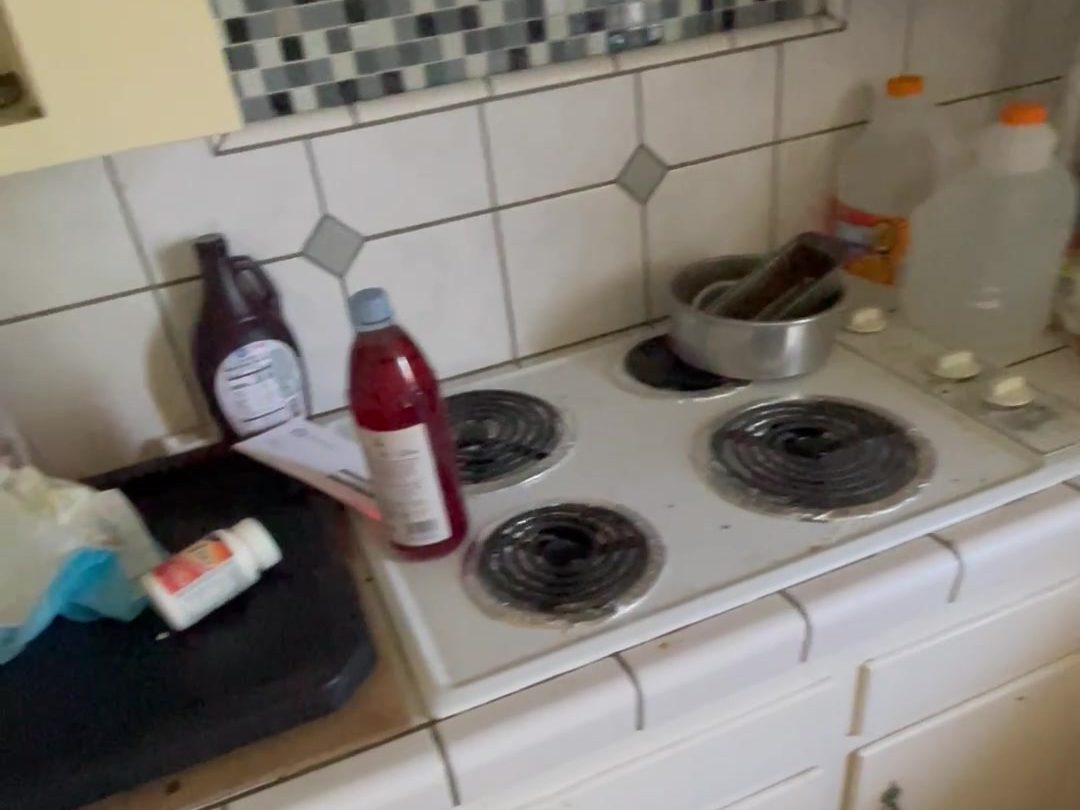 Woodworth kitchen before rehabilitation